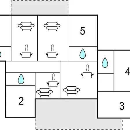 5 Bedroom Beautiful In Apartment *